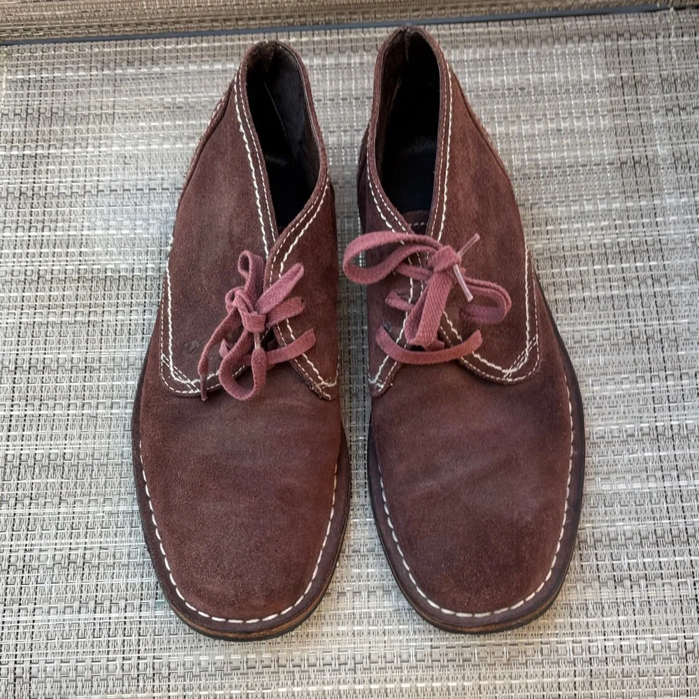 John Varvatos Dark Brown Chukka Boots